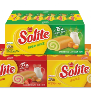 Bánh Solite Bông Lan Cuộn Kem